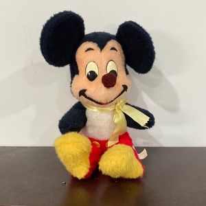 Vintage California Stuffed Toys Mickey Mouse Plush Walt Disney Characters 21"